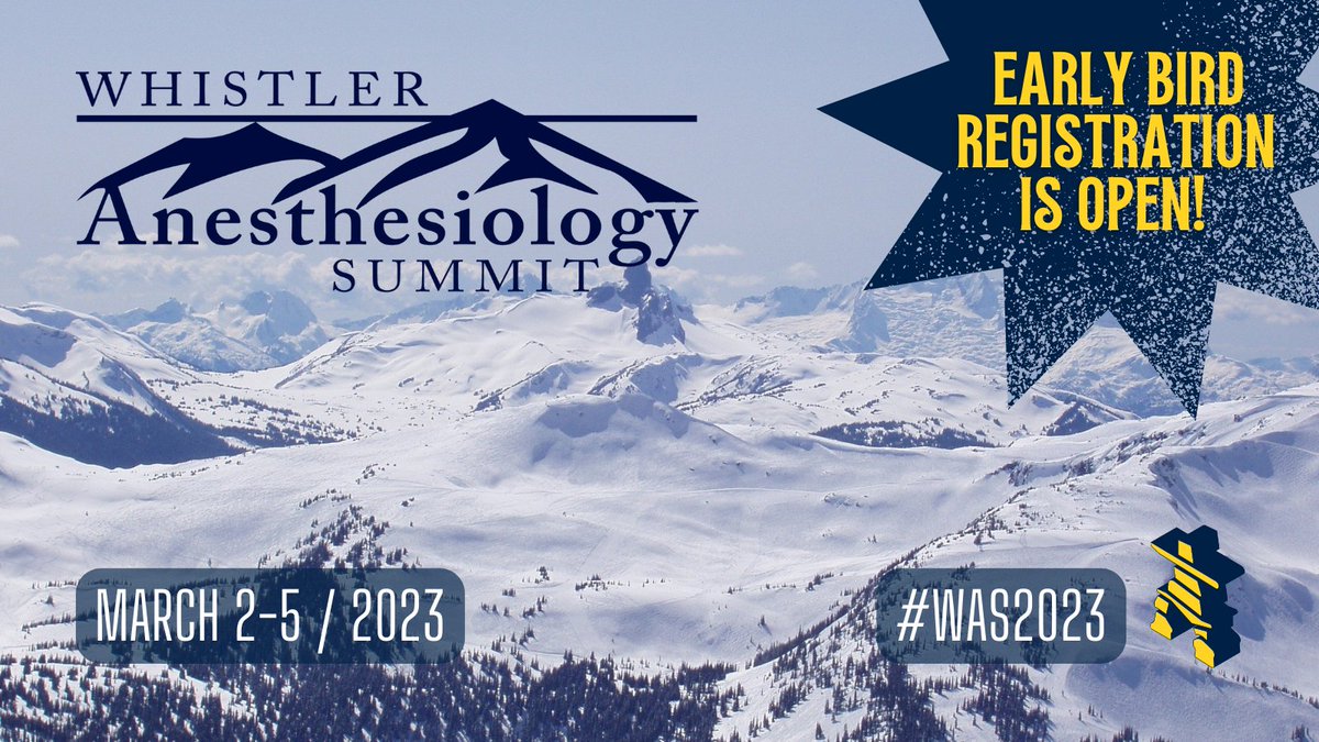 Whistler Anesthesiology Summit (@whistleranesth) on Twitter photo Is 2023 the year we see you in #Whistler? ⛷ We hope so! We're excited to announce that @drhaclarke <a href="/GianniLorelll/">Gianni Lorello MD, FRCPC, PhD(c)</a> and <a href="/LizWhitlockMD/">Liz Whitlock</a> will be our keynotes at #WAS2023. LEARN MORE & REGISTER TODAY: bit.ly/was2023 #anesthesia #CME #MedEd Is 2023 the year we see you in #Whistler? ⛷ We hope so! We're excited to announce that @drhaclarke <a href="/GianniLorelll/">Gianni Lorello MD, FRCPC, PhD(c)</a> and <a href="/LizWhitlockMD/">Liz Whitlock</a> will be our keynotes at #WAS2023. LEARN MORE & REGISTER TODAY: bit.ly/was2023 #anesthesia #CME #MedEd