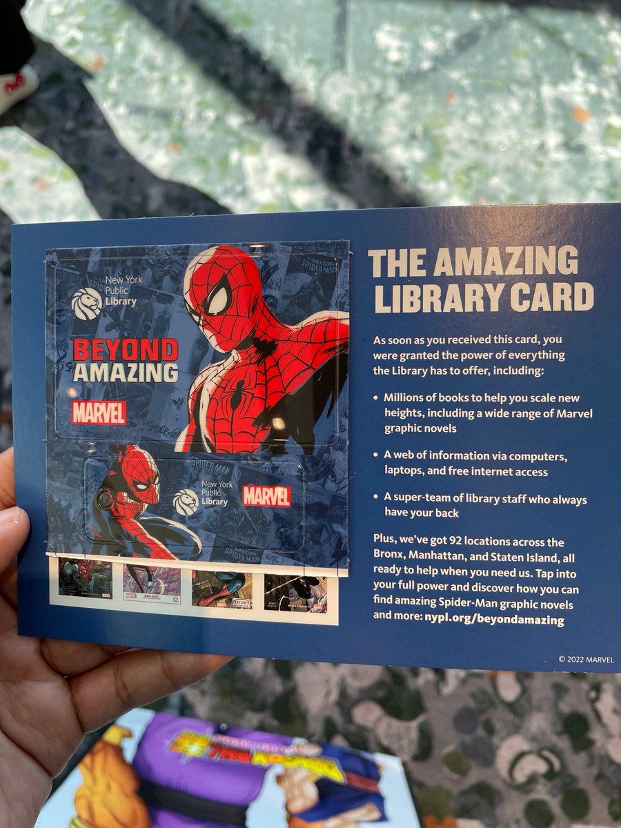 MrAhmedGaming's tweet image. I had a great time on day 1 of #NYCC! Some highlights: an inspiring, informative panel on video games in the classroom hosted by @HeyListenGames, @illgrillchill, @LI_Mills, and @culliope and the #AmazingLibraryCard from @NYPL.