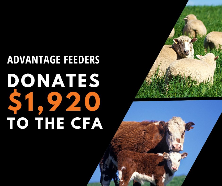 Advantage Feeders and our workshop partners are pleased to announce that together, we raised $1,920 for regional CFA sheds through our Maximising Growth &amp; Production Workshop. 
We would like to say a big thank you to everyone who attended the workshop and donated.