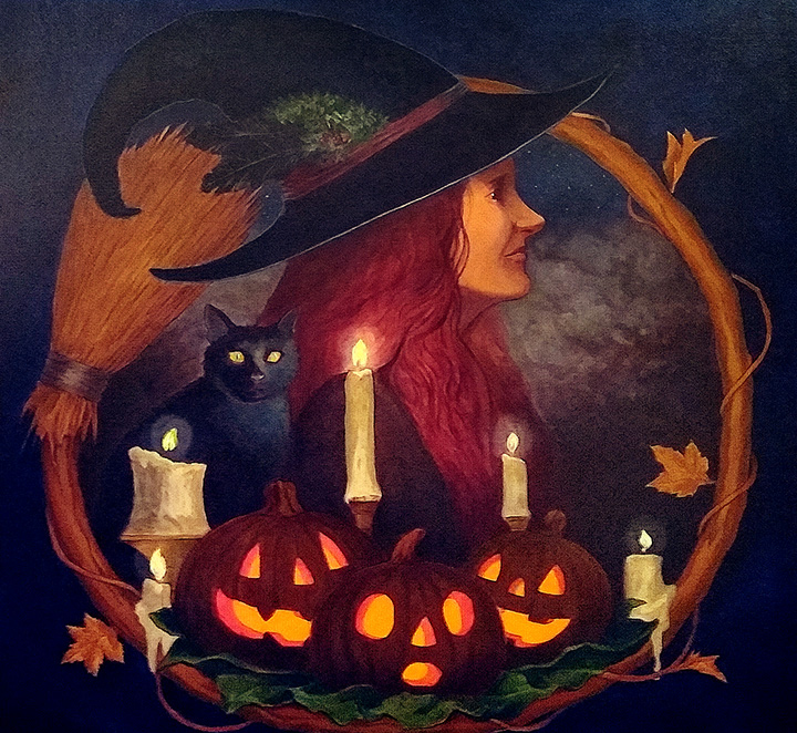 suburbicide's tweet photo. commission painting. Acrylic on canvas. 30"x30" https://t.co/mI99LI9nNL