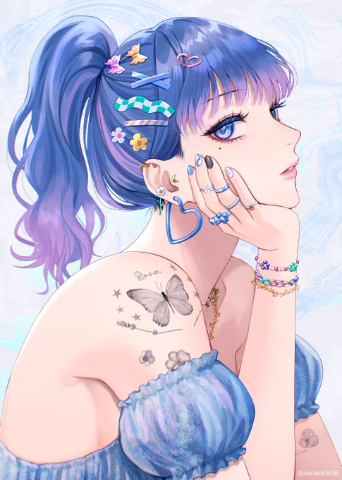  #あなたのあお色の作品を見せてください 
