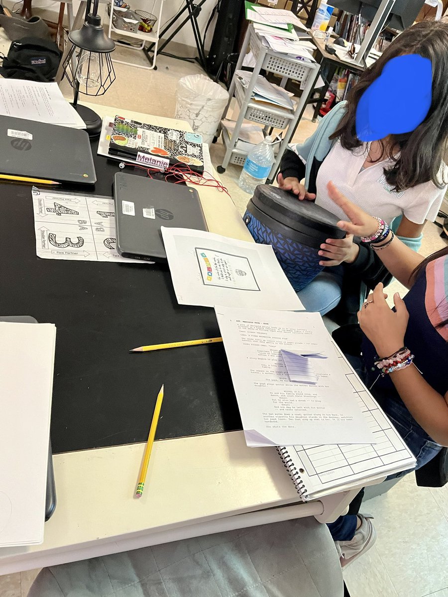 Today we tried our hand at meter in  poetry using djembes from <a href="/WestMusic/">West Music</a>  which we were inspired to buy at one of our visits to <a href="/ronclarkacademy/">Ron Clark Academy</a> using funds from <a href="/FundforTeachers/">ًFund for Teachers</a>. <a href="/nisdmsela/">NISDMSELA</a> <a href="/NISDStevenson/">CokeStevensonMS</a>