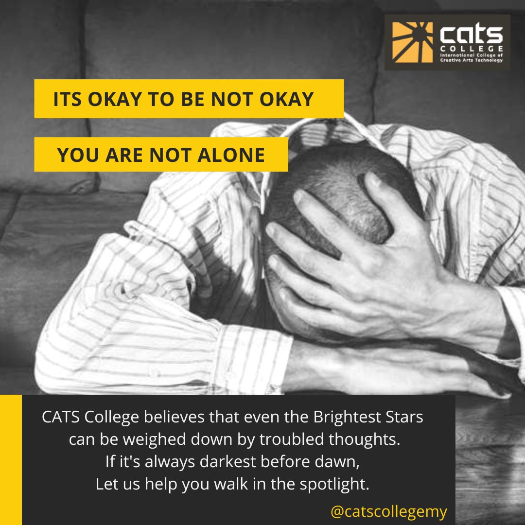 CATScollege's tweet photo. CATS College empowers students to be their authentic selves by owning and overcoming their mental struggles.
“Kindness begins with the understanding that we all struggle” ~C.Glassman
#CATSCollege provides free counselling to our students.
#InternationalCollege #MentalHealthDay https://t.co/Ts9kRnzNxJ