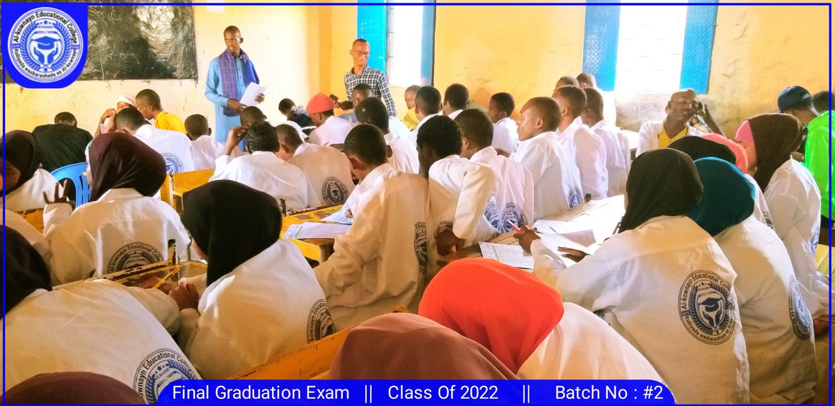 abdiyey086's tweet photo. Final graduation Exam https://t.co/8UfDbShqhI