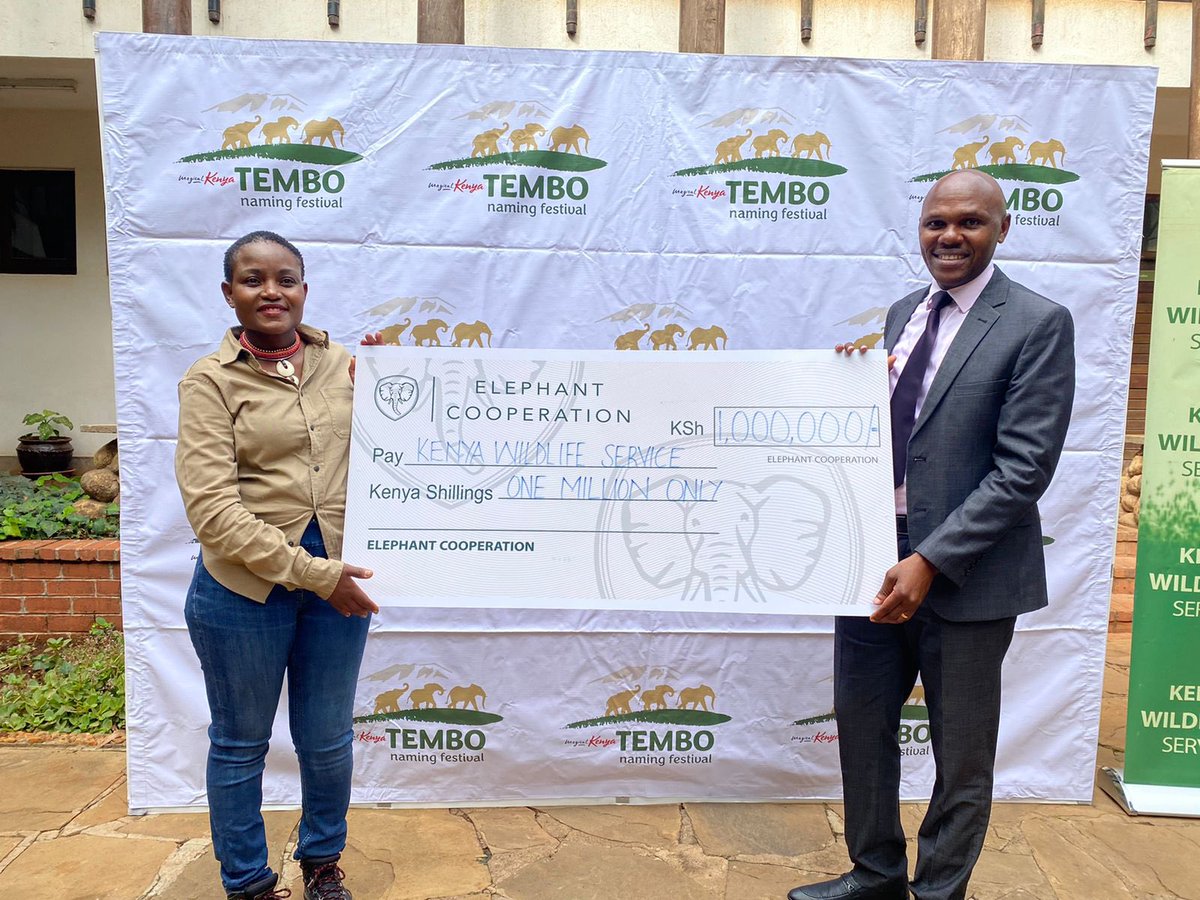 DoktuEdwin's tweet photo. Thank you Elephant Cooperation for supporting the conservation of the endangered species @kwskenya @magicalkenya See you all at this year Magical Kenya Tembo Naming Festival https://t.co/ymqLapgncU
