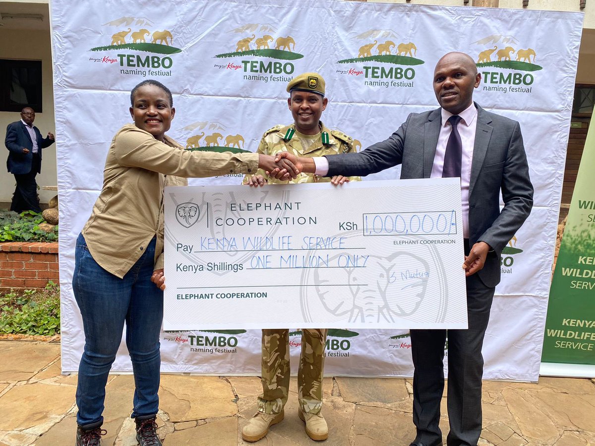 DoktuEdwin's tweet photo. Thank you Elephant Cooperation for supporting the conservation of the endangered species @kwskenya @magicalkenya See you all at this year Magical Kenya Tembo Naming Festival https://t.co/ymqLapgncU
