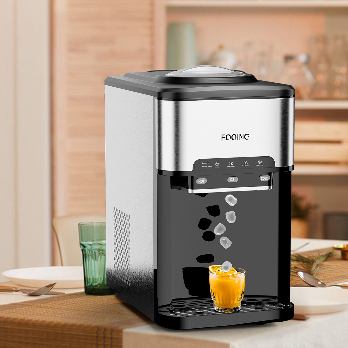 fooing_official's tweet image. A drink with ice is equivalent to a reward. Share FOOING Ice Maker, a great summertime companion.🍸🧊🍻
Every day with ice is a day to look forward to.🥰
 #fooing #icemaker #icedrink #icemakermachine #icecoffee #party #summerdrinks #icedtea #cocktails