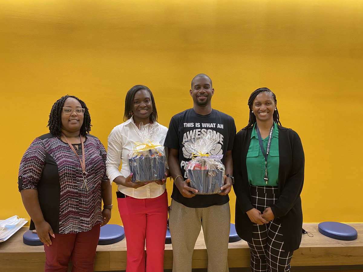 Today <a href="/AhoskieES/">Ahoskie Elementary School</a> we celebrated our two coaches. Coach Palmer, our Health and PE teacher and Mrs. Corese Bowser our Math MCL/Instructional Coach. #NationalCoachesDay