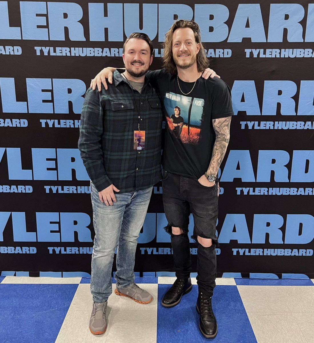 kny_beckman's tweet photo. What a night getting to meet @tylerhubbard and @IngridAndress! They put on such high energy shows and I’m so glad they’re on this tour! Ready for round two tomorrow in Nashville! #speedofnow https://t.co/6IAHgbuo2U