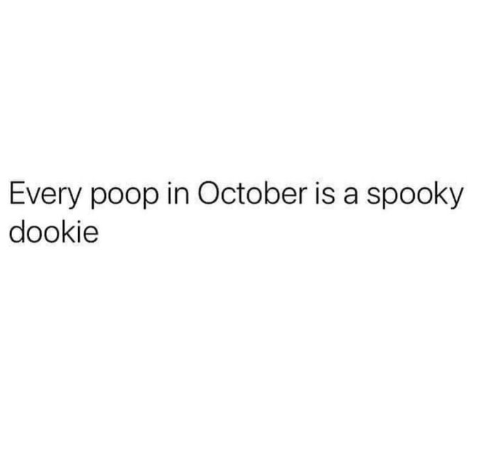 I&rsquo;ve already made many spooky dookies 😛 https://t.co/r3t1frrs1S