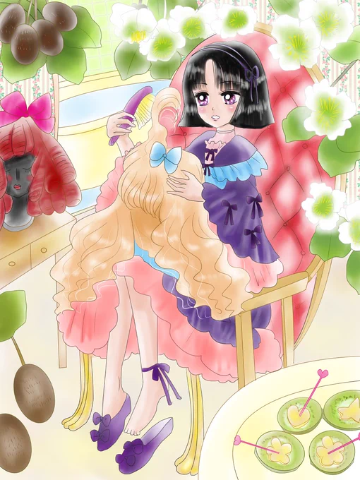 素人調べですので間違いなどがありましてもご容赦くださいまた「新」のついていない誕生花シリーズは最近の絵ではなく10年ほど前に描いた絵です☆旧キウイっ子です 