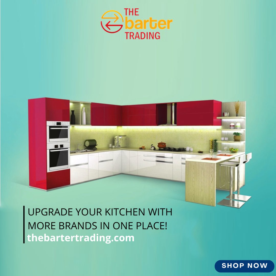 Upgrade your kitchen
Update on the available brands & offers
All at The Barter Trading
Buy | Sell | Barter
thebartertrading.com 
 #letstrade #swap #BARTER #Bartering #barter    #bartertrade #safeswap  #Quickswap  #barter #kitchenappliances #kitchenaidappliances #kitchen