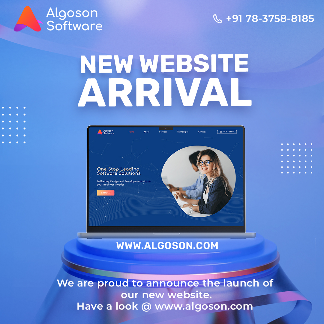 AlgosonS's tweet image. We are thrilled to announce that we have launched our new website algoson.com. It gives a clear picture of the services we provide and the technologies we are experts in. It also tells about our Agile process. Please have a look. #SoftwareDevelopmentFirm #websites