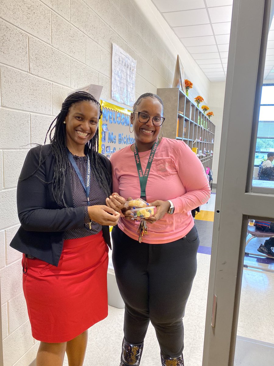 October can be a hard month for an Educator. We’ve been celebrating this month <a href="/AhoskieES/">Ahoskie Elementary School</a> to let our Teachers know that we truly appreciate the hard work they do. #NationalCinnamonRollDay