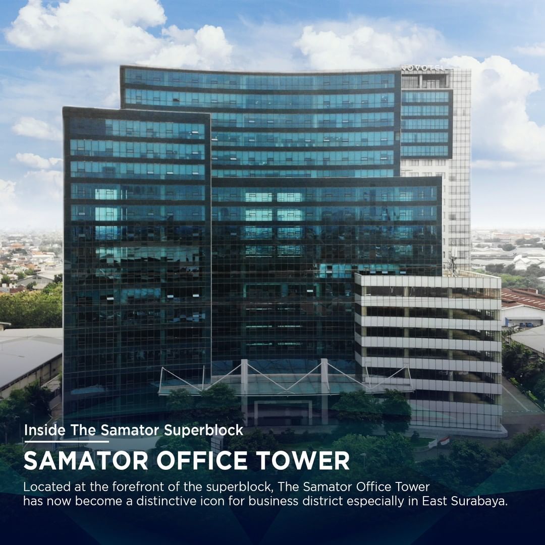 thesamator's tweet photo. The first building of The Samator Superblock, known for its unique building architecture as the superblock's facade. Convenient to fulfill businesses' professional needs.
#samatorgroup #officespace #building #officeforsale #officeforrent #work #corporate #hotel https://t.co/8RgcIWzOMb