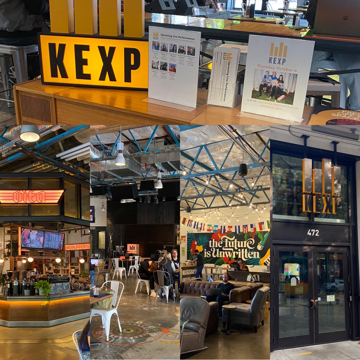 So happy to be interviewing students applying to ⁦@DTSchoolSeattle⁩ in person again at such an amazing venue! Thanks, ⁦<a href="/kexp/">kexp</a>⁩, for being an incredible neighbor. #cityaslab