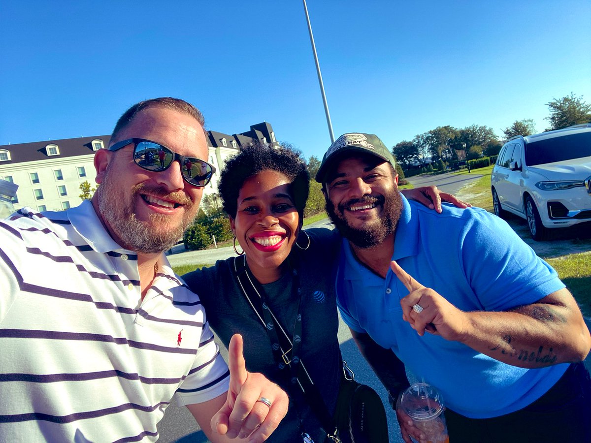 Dana Coleman-Wilkerson (@dcwbossmode) on Twitter photo Look who showed up. <a href="/jason_att/">Jason Warren</a> <a href="/MarkAnthony_711/">MarkAnthony</a> Glad to finally meet you both in person.
#WinAs1Fam #GuinningTogether #LifeAtAtt #SCFW2022 #DCWBossMode Look who showed up. <a href="/jason_att/">Jason Warren</a> <a href="/MarkAnthony_711/">MarkAnthony</a> Glad to finally meet you both in person.
#WinAs1Fam #GuinningTogether #LifeAtAtt #SCFW2022 #DCWBossMode