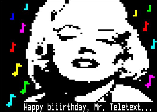 ttvmatti's tweet photo. #tekstitv41 Yle #tekstitv 41 vuotta. Pixelitaiteilijoiden juhlanäyttely sivuilla 830-846 https://t.co/8tde43aMFM #pixelart #teletext #teletextart @sontolhead @UzupisMUC @TeleNFT @horsenburger https://t.co/komhnEUeUy