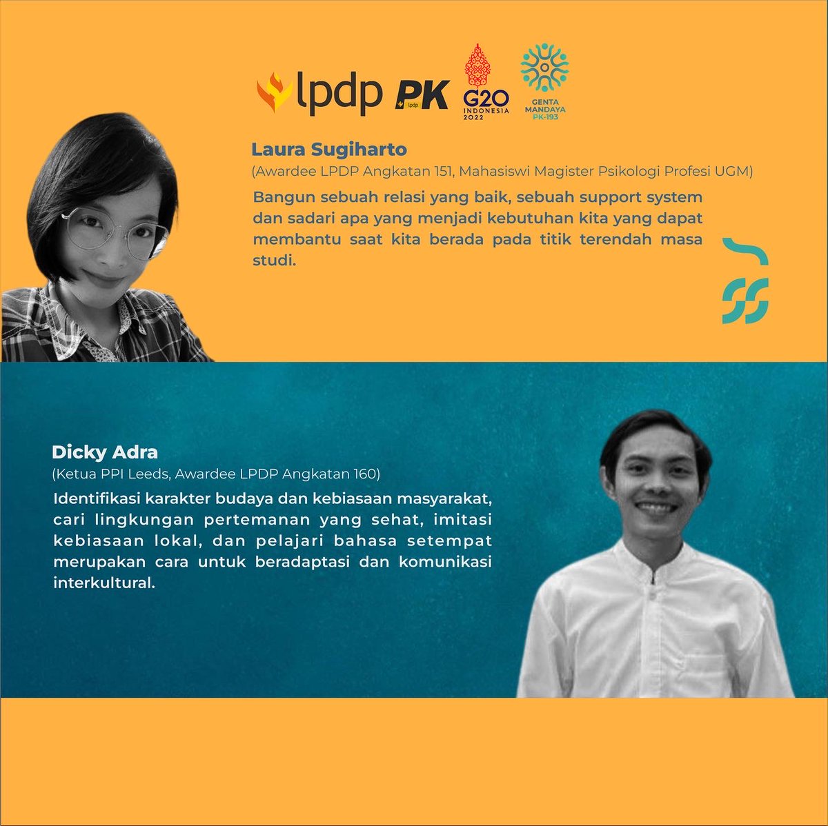 pk193_lpdp's tweet photo. Hai, Kawan Mandaya!

Bagaimana sesi PK di hari ke-9 ini? Pastinya bermanfaat banget ya! Habisnya pemateri hari ini bener-bener orang yang berkualitas. 

@LPDP_RI 
#GentaMandaya
#DiriUntukNegeri #SDMUnggulIndonesiaMaju #AkuPastiMengabdi https://t.co/m0PZvNHRFa