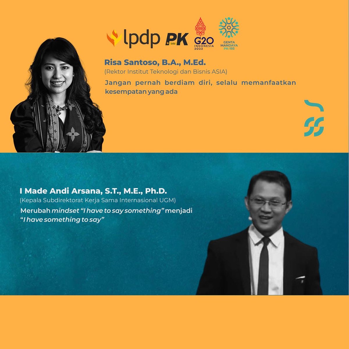 pk193_lpdp's tweet photo. Hai, Kawan Mandaya!

Bagaimana sesi PK di hari ke-9 ini? Pastinya bermanfaat banget ya! Habisnya pemateri hari ini bener-bener orang yang berkualitas. 

@LPDP_RI 
#GentaMandaya
#DiriUntukNegeri #SDMUnggulIndonesiaMaju #AkuPastiMengabdi https://t.co/m0PZvNHRFa
