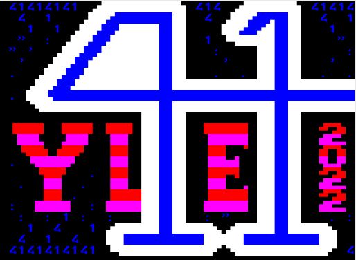 ttvmatti's tweet photo. #tekstitv41 Yle #tekstitv 41 vuotta. Pixelitaiteilijoiden juhlanäyttely sivuilla 830-846 https://t.co/8tde42TJDM #pixelart #teletext #teletextart @andyuglifruit @polyducks https://t.co/KSrUIGI7ub