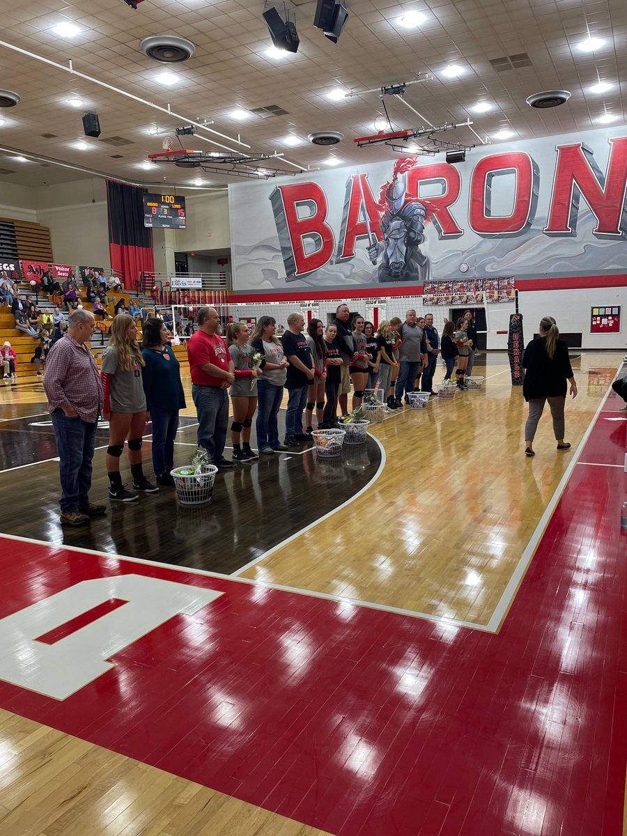 GilgRief's tweet photo. @MarcusWagnerDHS @StedersDeKalb DHS Volleyball honoring its Seniors tonight. 
Thank you ladies for your dedication and commitment! https://t.co/7FWddUBbr6
