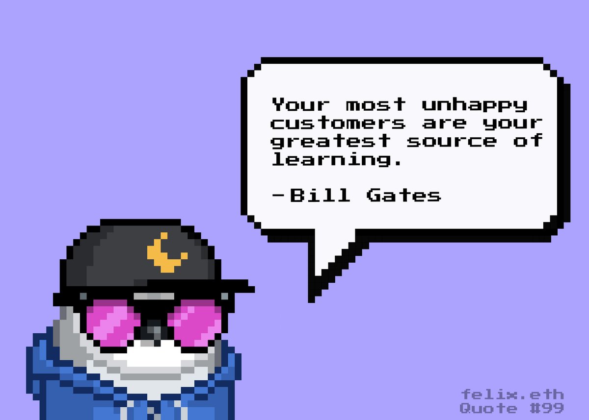 TheFelix's tweet photo. Day #99
Listen to the community!
William Henry Gates III (@BillGates) is an American business magnate, software developer, investor, author, and philanthropist. He is a co-founder of Microsoft, along with his late childhood friend Paul Allen.
#wisebird https://t.co/sIu3IbKckO