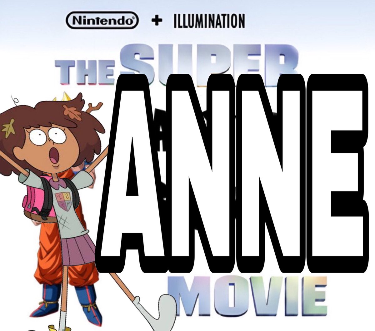 oneshoeanne's tweet photo. @gokurawt Move over, Goku! Anne Boonchuy’s hittin’ the big screen! https://t.co/Jk7qOdGofU
