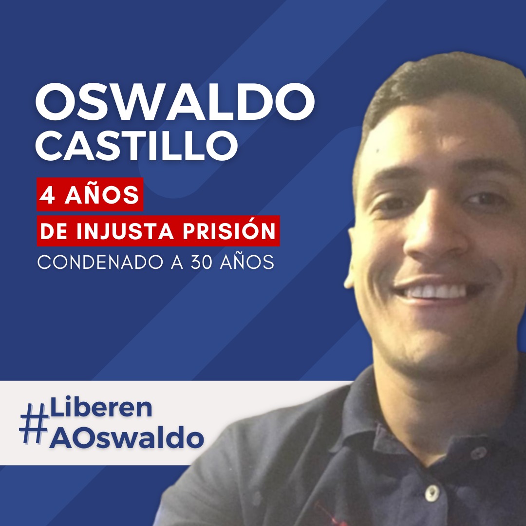Oswaldo fue sometido a desaparición forzada, torturas, tratos crueles e inhumanos violando sus DDHH. Su inocencia fue demostrada, debe ser liberado.
#LiberenAOswaldo