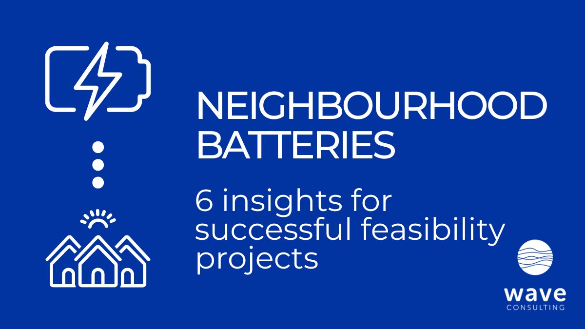 #energybatterystorage is critical to a #zeroemissions grid. We’ve worked on many #neighbourhoodbattery projects & learned a thing or two. See our 6 key insights for successful feasibility projects #neighbourhoodbatteries #communitybatteries #climate waveconsulting.com.au/neighbourhood-…