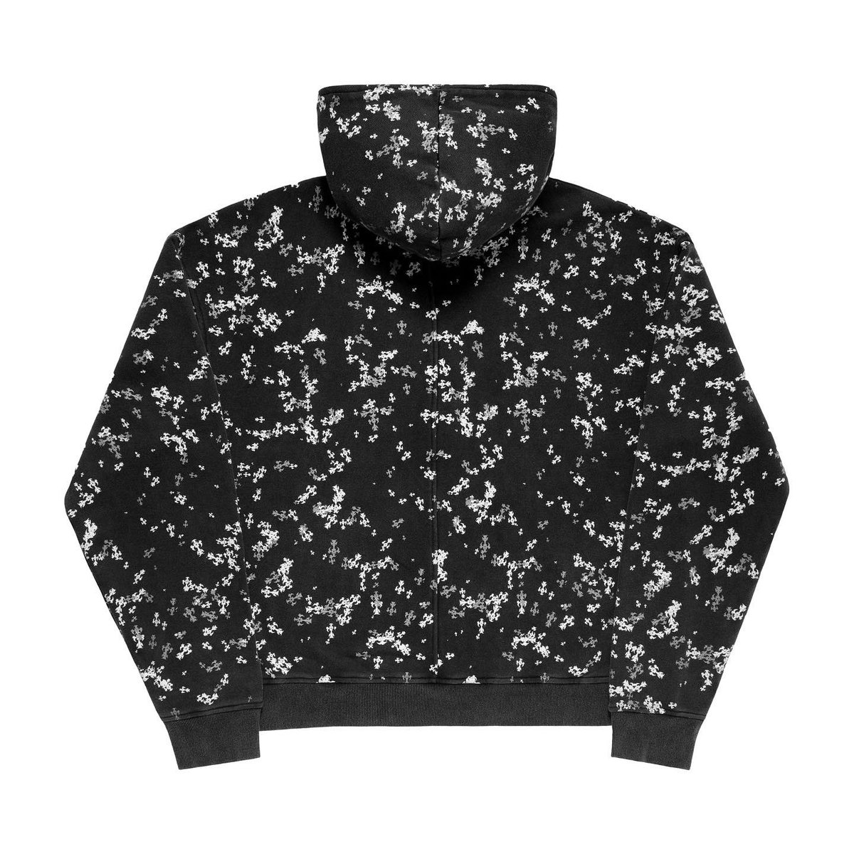 shopcurse's tweet photo. “cross” all over print full zip 
OCTOBER 21ST @ [4PM PST / 7PM EST]
⁃Full All Over Screen-Print Details On Front, Back &amp; Hood
⁃Aged Black
⁃14oz Heavyweight Garment
⁃Fully Cut &amp; Sewn
⁃True To Size, Size Up For Oversized Fit https://t.co/lgOnOE68I7