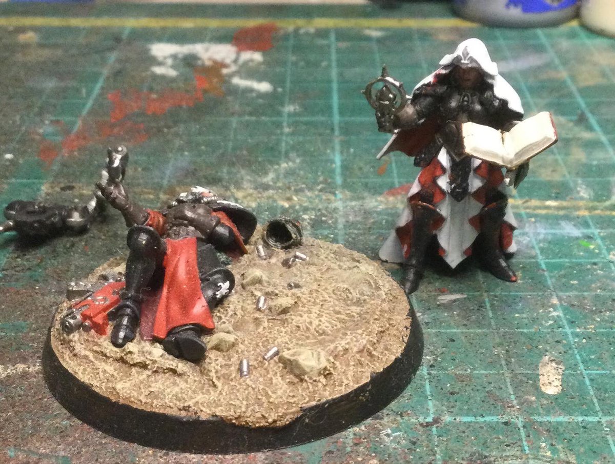 tiffanyszoneuk's tweet photo. What unit should I finish next? 
Hospitaller
Battle Sister Squad 
Sisters Repentia
Arco Flagellants
Penitent Engines
#sistersofbattle #adeptasororitas #orderofourmartyredlady #hospitaller #battlesisters #sistersrepentia #arcoflagellants #penitentengine #warhammercommunity https://t.co/BFE6c6mGt5