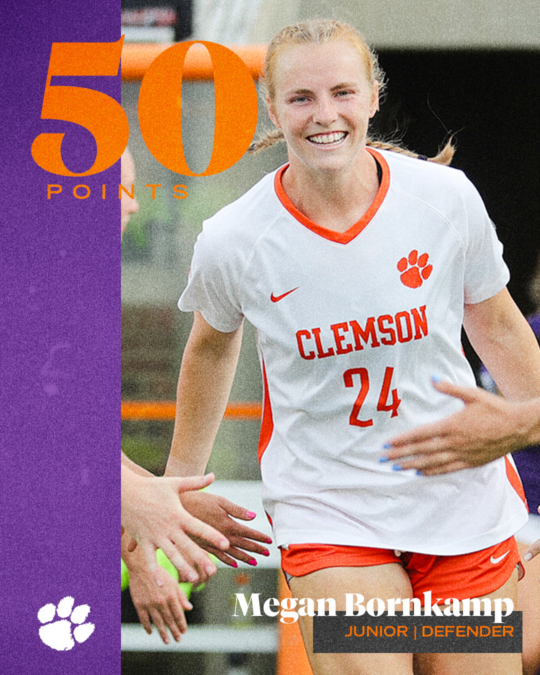 Clemson Women's Soccer on Twitter "That’s 50 POINTS for the Junior center back