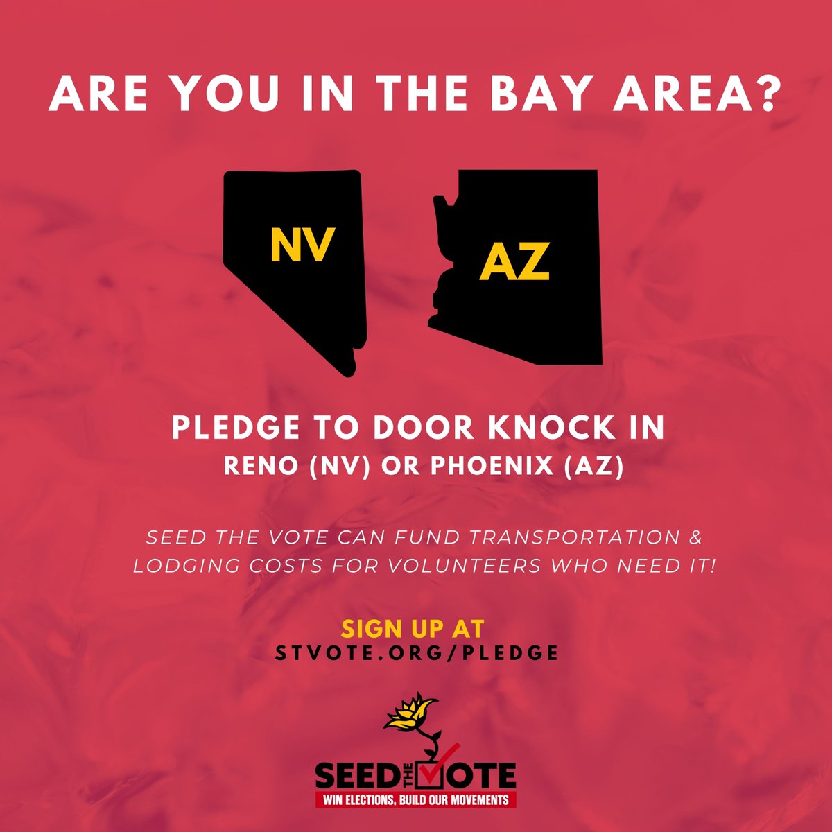 seed_the_vote's tweet photo. “We cannot win these votes without door knocking. Text and phone banking are super important, but it's the conversations at the door that’s going to make sure that people go to the polls” 🌱 Pastor Bridie Roberts @UniteHere11 #SeedtheVote https://t.co/xZZ4mybC56