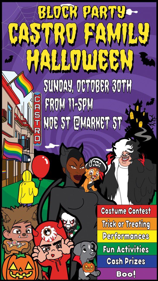 DTNA_SF's tweet photo. Yahoo!  Duboce Triangle has a Great Pumpkin Halloween Party coming, Sunday, October 30 - 11-5pm https://t.co/kmhzON9Oh3