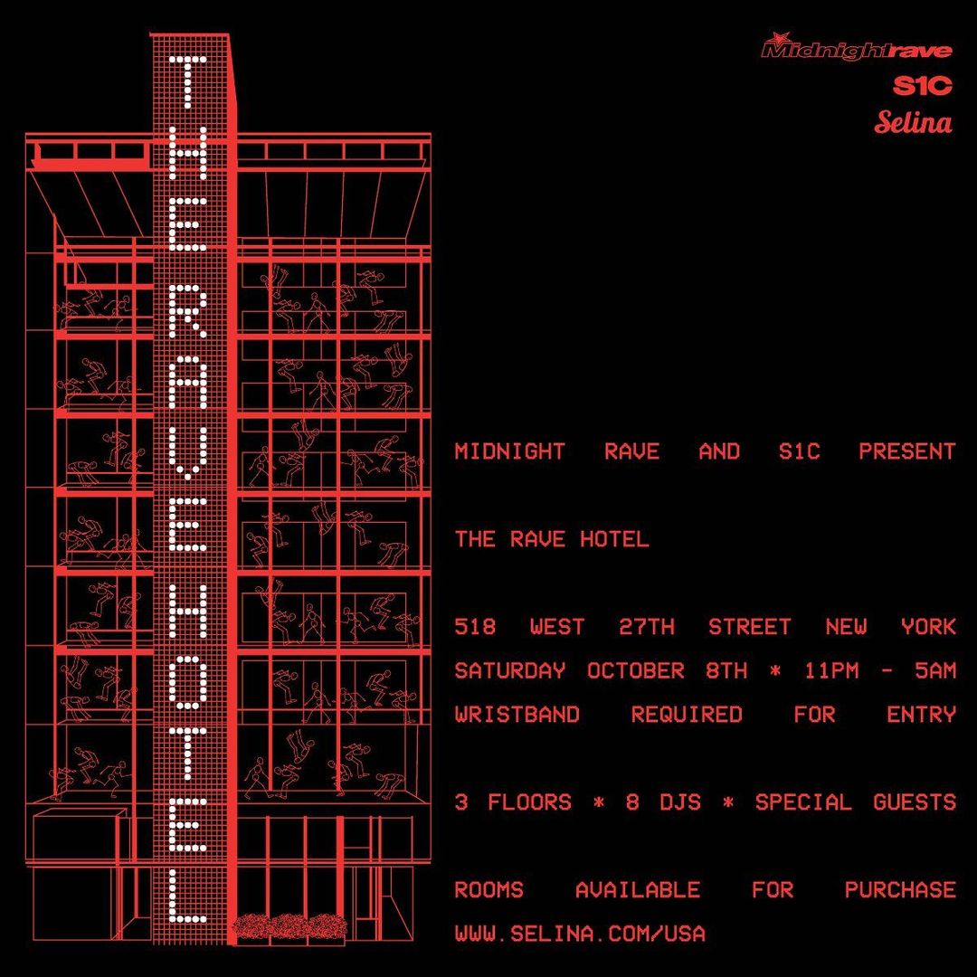 s1c_la's tweet photo. 🗣If you do not have a S1C Founding Membership. 
You can go to the pop up shop &amp; with proof of purchase you will recieve a wristband for entry into the Midnight Rave Hotel event on October 8th 11pm- 5am. 
Pull up, purchase, &amp; party with @s1c_la, @SHANEAVELI , &amp; @midnightstudios https://t.co/fhFROb3v0H