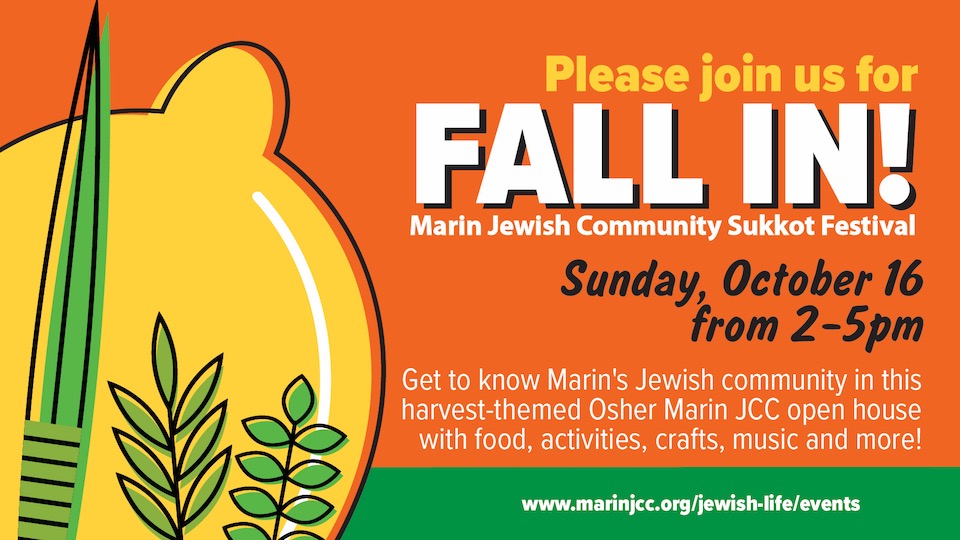 MarinJCC's tweet photo. Drop In to our free Sukkot Festival and Open House
200 North San Pedro Rd., San Rafael, CA 94903

You'll have fun at this family event and learn more about our programs and classes. And don't miss our pop-up Sukkah art installation at the event.

https://t.co/lsHvcklC9D https://t.co/ZC8y3QFTHv