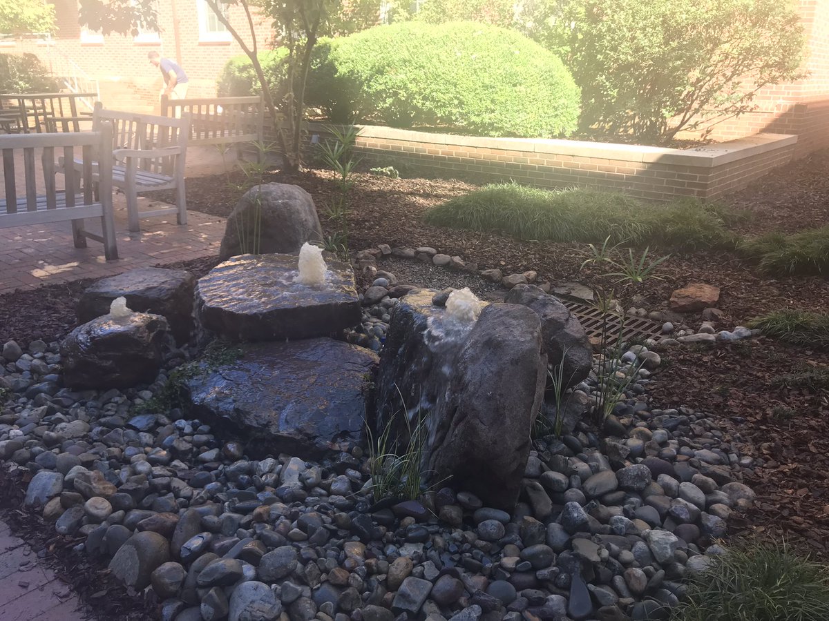 AKashubaUNC's tweet photo. Our @UNCPharmacy courtyard just got a little more zen thanks to one of our amazing alums and our Foundation. Come to the courtyard and check it out! https://t.co/Zhh26WkMfs