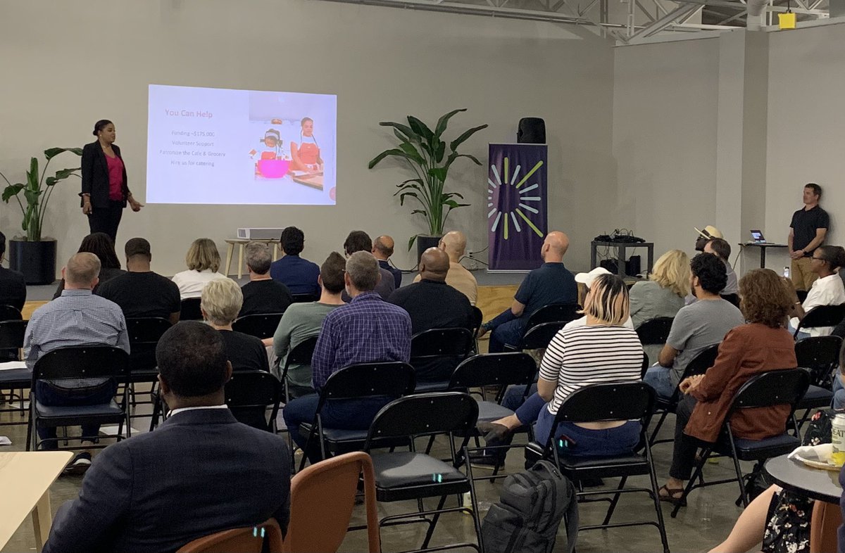 Jim Erickson (@jimericksonkc) on Twitter photo Demo Day for <a href="/Launch_KC/">LaunchKC</a> Social Venture Studio. Incredible to see the growth of the first cohort.
<a href="/EDCKC/">Economic Development Corporation of KCMO</a> <a href="/KCKeystone/">Keystone Innovation District</a> <a href="/godowntownkc/">Downtown Kansas City</a> Demo Day for <a href="/Launch_KC/">LaunchKC</a> Social Venture Studio. Incredible to see the growth of the first cohort.
<a href="/EDCKC/">Economic Development Corporation of KCMO</a> <a href="/KCKeystone/">Keystone Innovation District</a> <a href="/godowntownkc/">Downtown Kansas City</a>