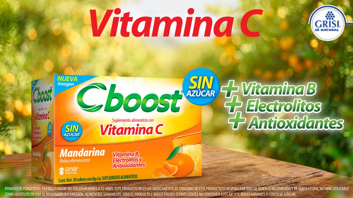 Grupo_Grisi's tweet photo. Durante esta temporada refuerza tu sistema inmune con #Cboost. Lleva contigo los polvos efervescentes a donde quieras y dale a tu cuerpo Vitamina C, Vitamina B, Electrolitos y Antioxidantes. Recuerda que lo puedes adquirir en nuestra tienda en línea: https://t.co/CL53dVTuGJ 🍃🍊 https://t.co/eFxFqX9JCr