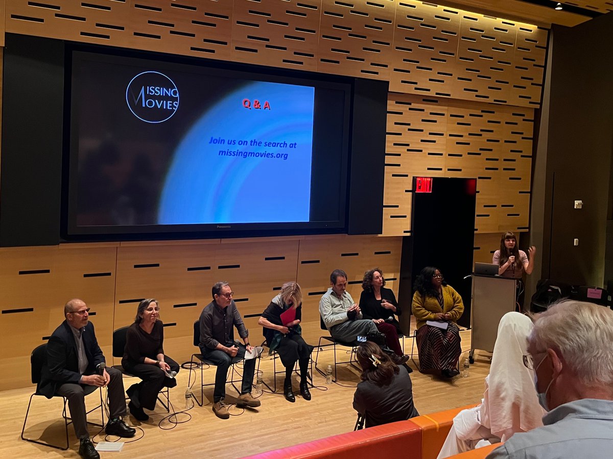 devikagirgayi's tweet photo. Amazing insights at our @TheNYFF x @MissingMovies panel: how filmmakers should preserve their work (hard drives expire!); why we need a nonprofit version of YouTube; why Quentin Tarantino and Miramax butted heads over making Pulp Fiction script into an NFT… https://t.co/AE0ifoJofx