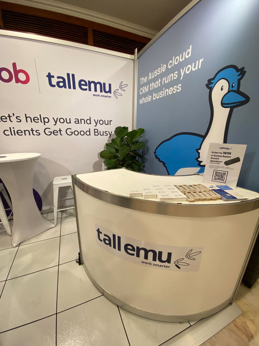 Tall Emu is at the Australian Bookkeepers Network Conference in Cairns today and tomorrow. Come say hi at the #MYOB stand. #bookkeeping #CRM
