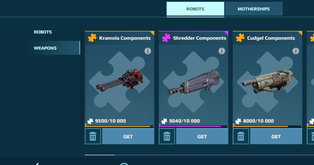 WarRobotsFans's tweet photo. @wwr_sara Iv been waiting for 500 components, for this Kramola for four months. It doesn't come up anymore. https://t.co/acvczGcrfh