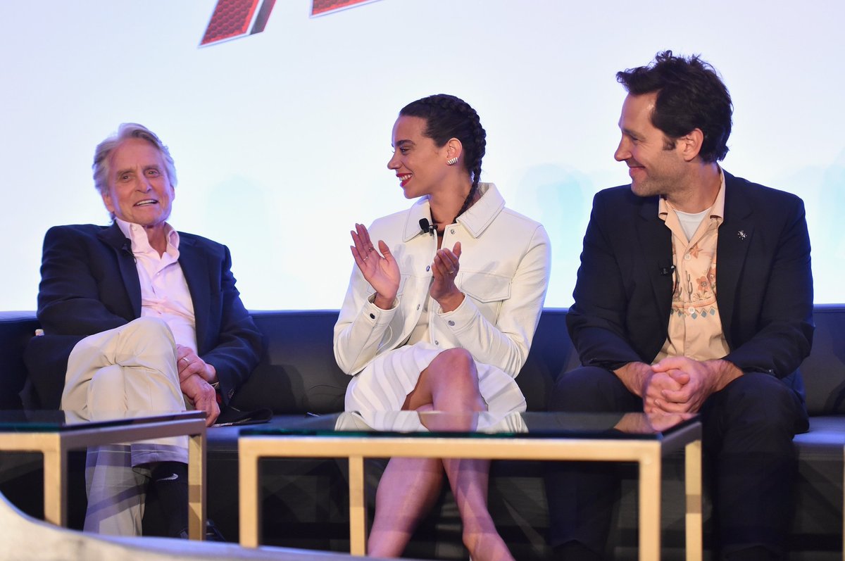 AntManRP_'s tweet photo. © 𝗔𝗻𝘁-𝗠𝗮𝗻 𝗮𝗻𝗱 𝗧𝗵𝗲 𝗪𝗮𝘀𝗽: Antes del estreno mundial de nuestra película hemos participado en este gran conferencia de prensa mundial en donde contestamos algunas de sus preguntas. 

Compren sus boletos para #TheWaspRP apartir del 07 de Octubre. https://t.co/gnyZZlRmrm