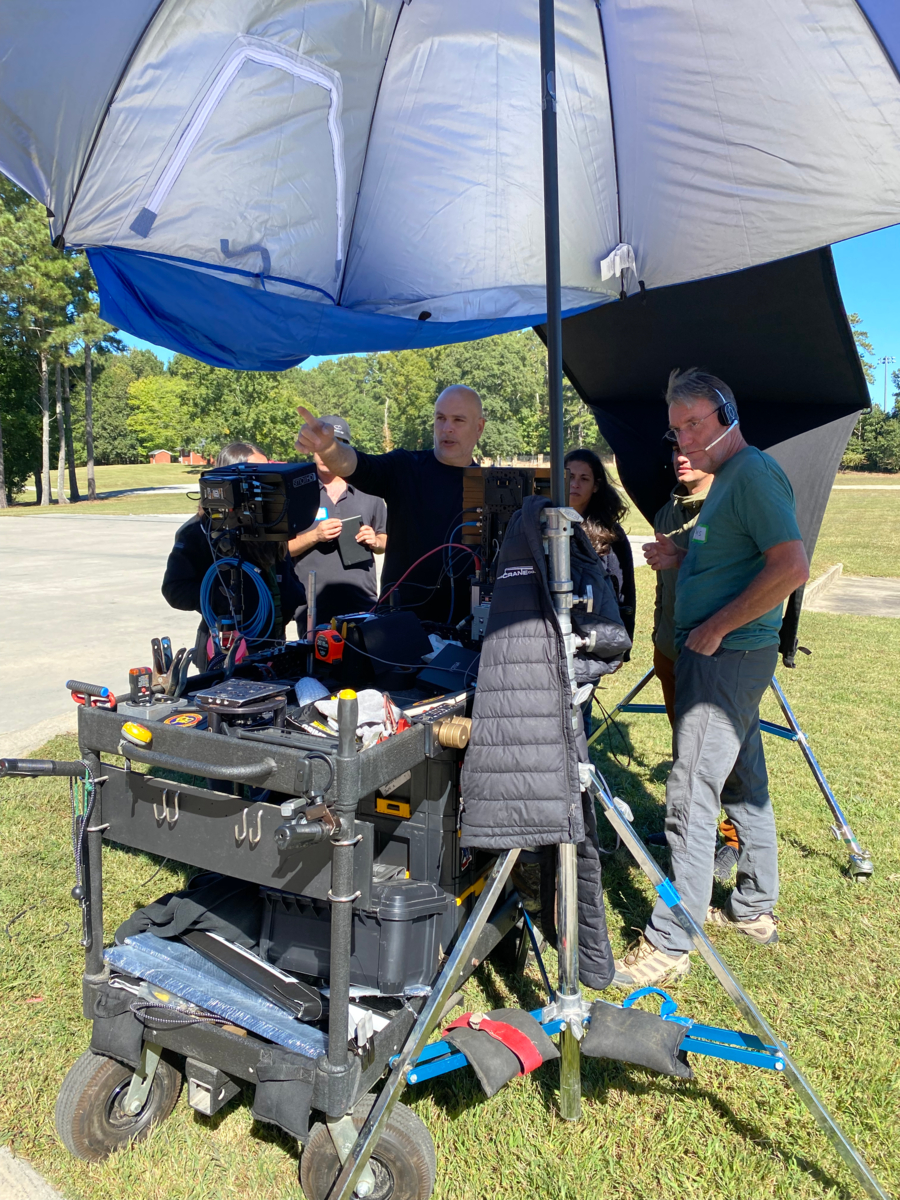 clearcomsystem's tweet photo. A look at this past weekend’s Society Of Camera Operators Camera Crane Workshop at Cinemoves Inc. Movie Ranch! Many thanks to our partner Gotham Sound for providing and supporting the #ClearCom intercom systems onsite. It was an epic event! 🎥 | #iSpyClearCom #moviemakers https://t.co/FzBk9sOAIW