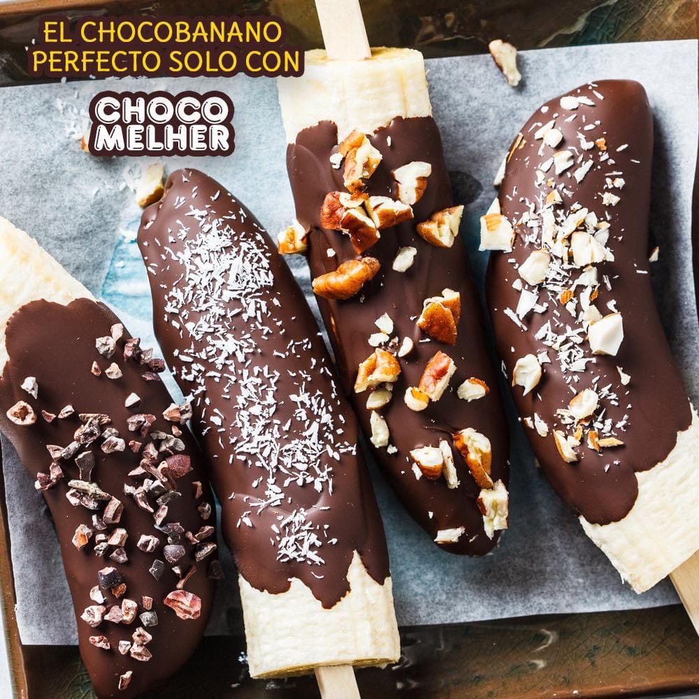 FabricaMelher's tweet photo. Banano+Chocomelher=Chocobanano de verdad🍌🤎
#Chocobanano #Chocomelher #PostrePerfecto https://t.co/wQV44hcUeK