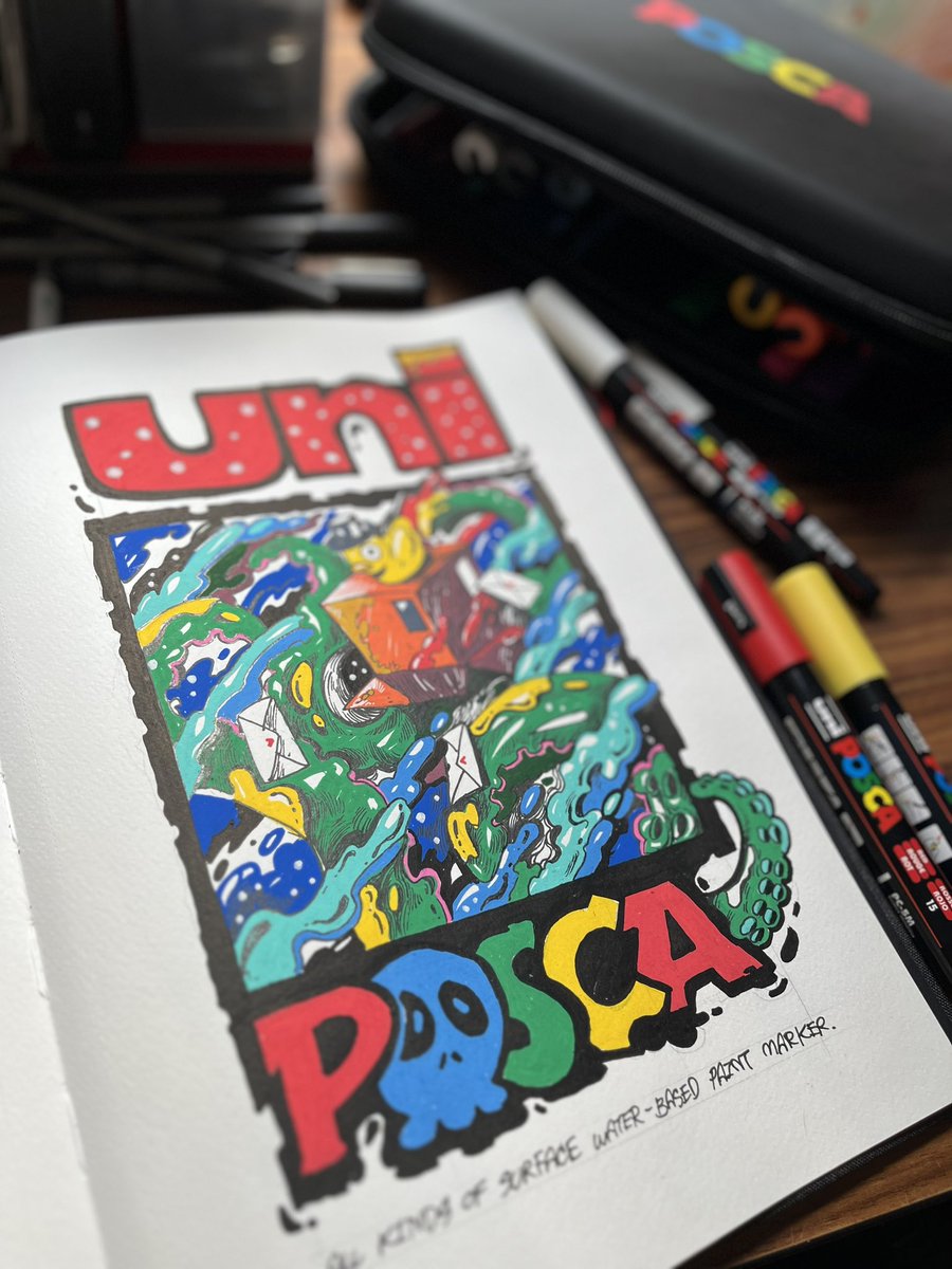 janrayab's tweet photo. GM
#posca #uniposca #poscagallery #poscart #poscaart #poscaartist https://t.co/sVaUQSzCsB