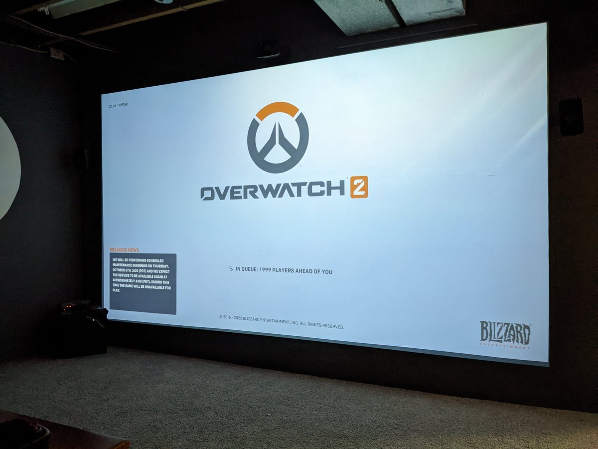 kelwynshade's tweet image. Same story, different day (and angle), eh #BlizzardEntertainment ? 

So...

About that queue...

#blizzardservers #launchfail #bigsad #Overwatch2servers #Overwatch2