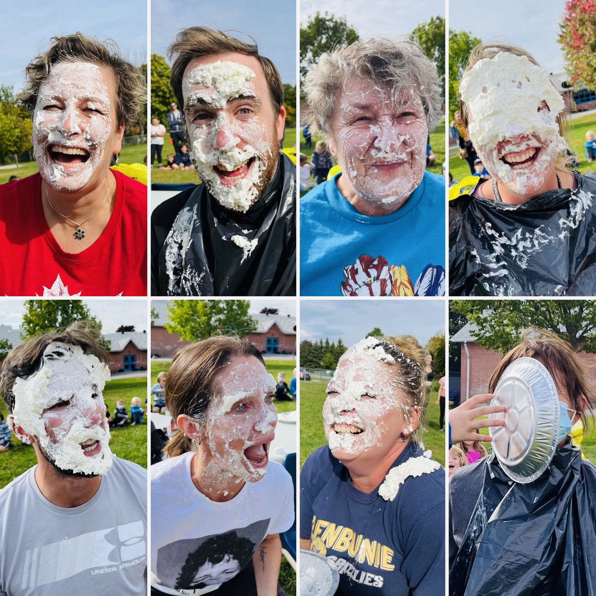 Glenburnie_ldsb's tweet photo. We met our Terry Fox fundraising goal resulting in many pies and lots of fun. Thank you for your donations. https://t.co/DBJtw3fe0c