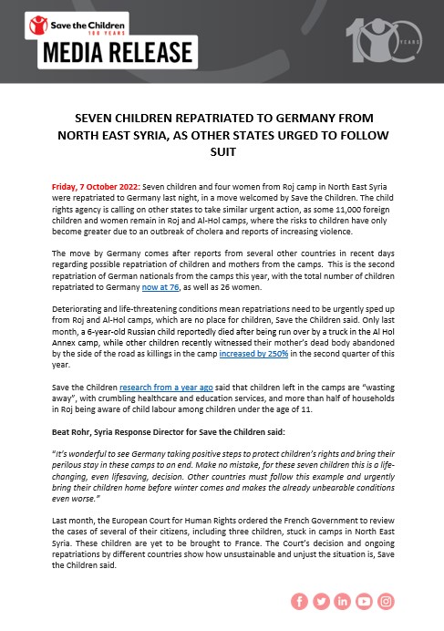 Save the Children Australia News tweet media